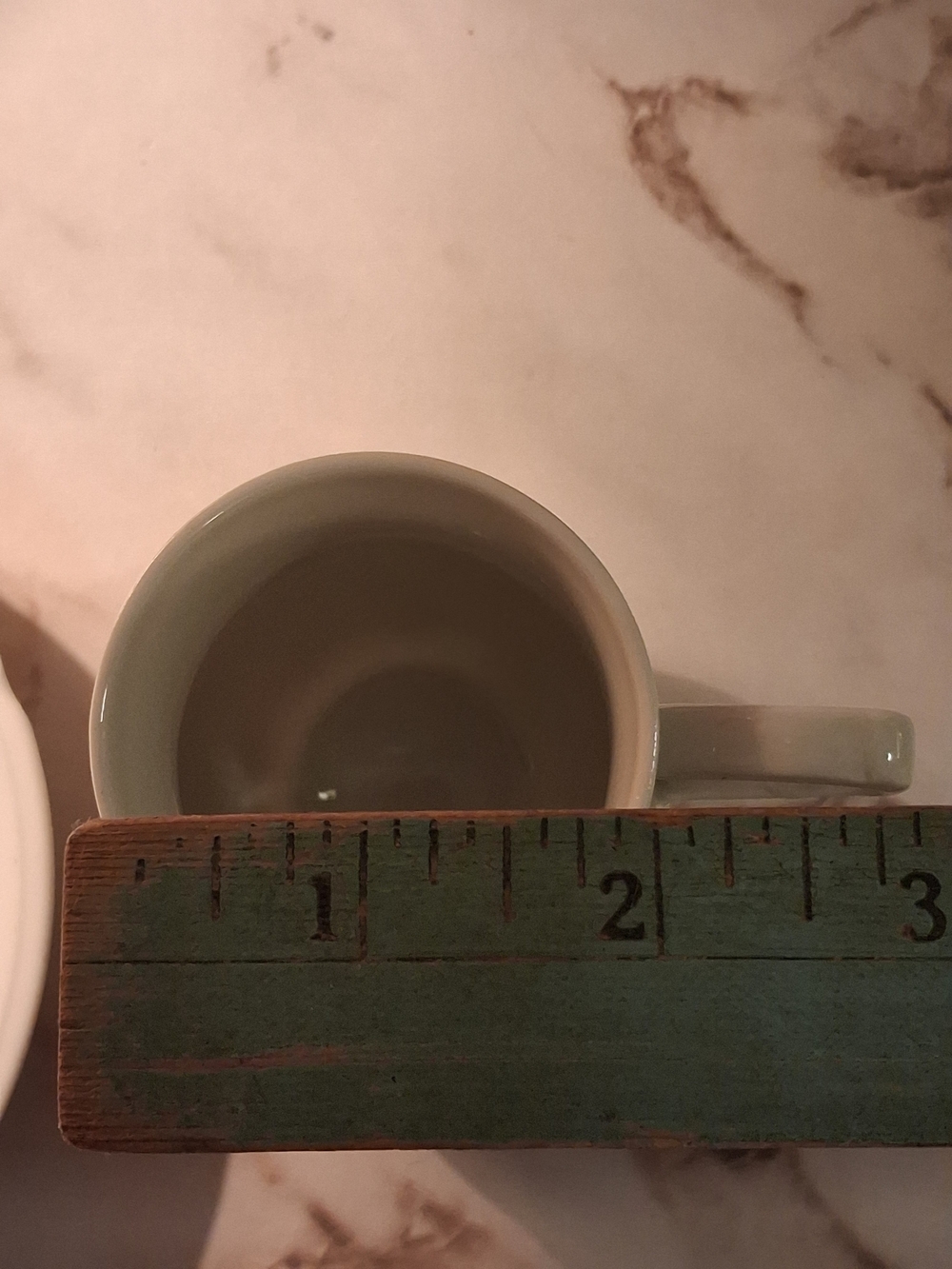 ☕️French Vintage Porcelain Demitasse Cup and Saucer- Unusual Floral Design💐 - Picture 13 of 14